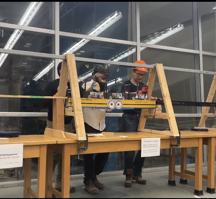 Bridge load test and failure